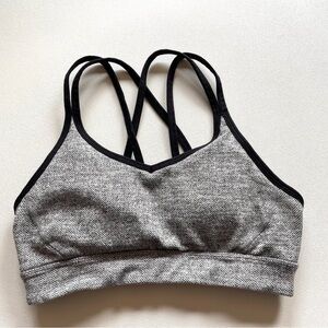 MANDUKA Cross Strap Bra - Herringbone XS